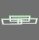 LED Deckenlampe Rainbow RGB dimmbar 5100 lm L:56 cm