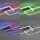 LED Deckenlampe Rainbow RGB dimmbar 5000 lm L:121 cm