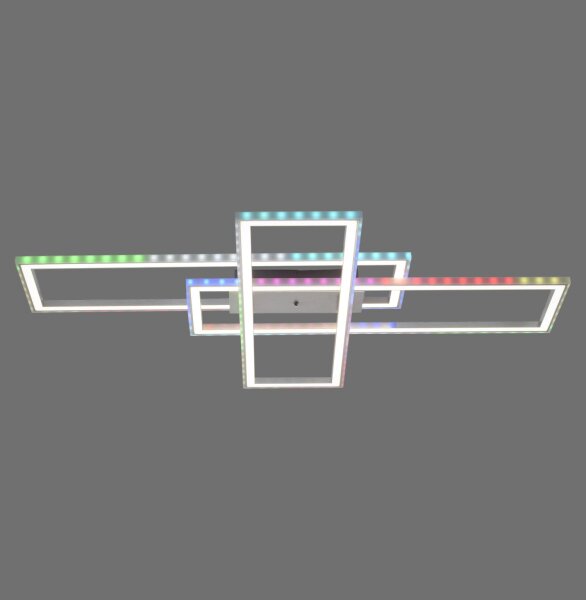 LED Deckenlampe Rainbow RGB dimmbar 5600 lm L:101,2 cm
