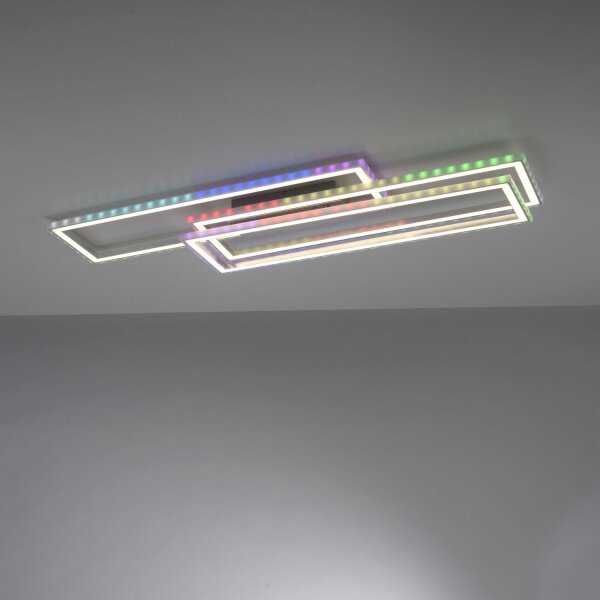 LED Deckenlampe Rainbow RGB dimmbar 5600 lm L:101,2 cm