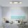 Lampe de plafonnier à LED avec ventilateurs Blanc 3100 lm dimmable