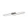 Plafonnier LED à intensité variable Noir 3000 K 36 W L:102 cm