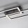 Plafonnier LED à intensité variable Noir 3000 K 36 W L:102 cm