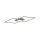 Lampe de plafonnier LED à intensité variable Métal noir L:106 cm 3000 K
