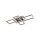 Plafonnier LED à intensité variable noir 19 W 3000 K orientable