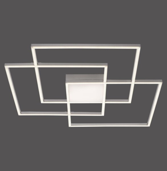 LED Deckenleuchte dimmbar Metall in Stahl L:75 cm 12 W