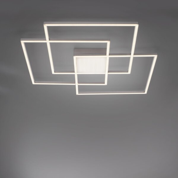 LED Deckenleuchte dimmbar Metall in Stahl L:75 cm 12 W