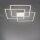 LED Deckenleuchte dimmbar Metall in Stahl L:75 cm 12 W