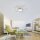 LED Deckenleuchte dimmbar Metall in Stahl L:75 cm 12 W