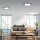 Flache LED Deckenlampe Schwarz B:29,5 cm 6 W 750 lm