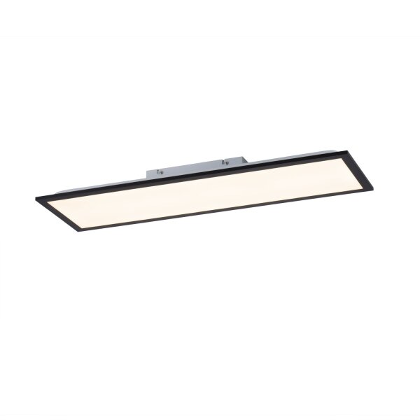Flache LED Deckenlampe Schwarz L:79,5 cm 14 W 3000 K
