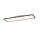 Flache LED Deckenlampe Schwarz L:79,5 cm 14 W 3000 K