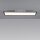 Flache LED Deckenlampe Schwarz L:79,5 cm 14 W 3000 K