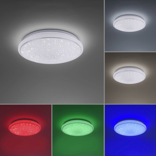 Dimmbare LED Deckenlampe Sternenhimmel RGB 2700-5000 K