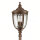 XXL Gartenlaterne Bronze Metall Glas IP44 H:243 cm E14