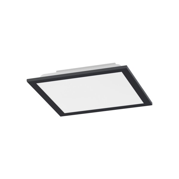 LED Deckenlampe Schwarz 18 W 2700-5000 K Fernbedienung