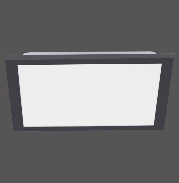 LED Deckenlampe Schwarz 18 W 2700-5000 K Fernbedienung