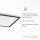 LED Deckenlampe dimmbar L:44,5 cm Fernbedienung Schwarz