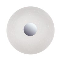 Romantische LED Deckenlampe Sternenhimmel IP44 in Chrom