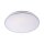 LED Deckenlampe in Chrom IP44 Ø49 cm 2500 lm blendarm