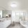 LED Deckenlampe in Chrom IP44 Ø49 cm 2500 lm blendarm