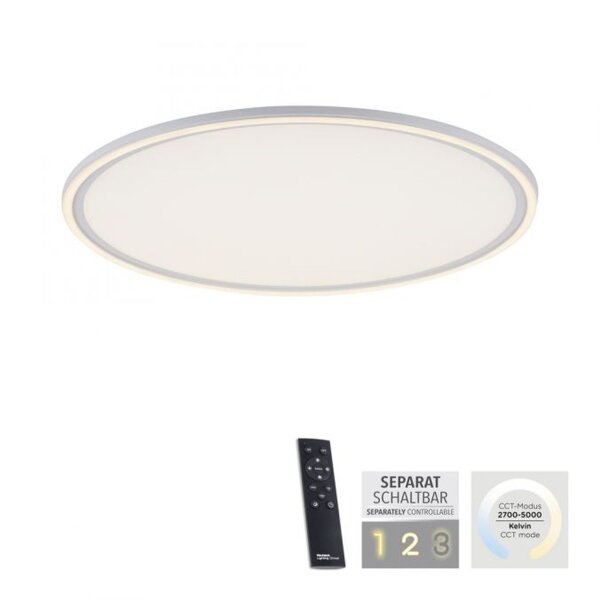 Dimmbare LED Deckenlampe Fernbedienung 2700-5000 K rund