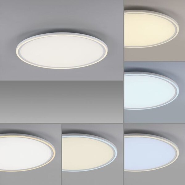 Dimmbare LED Deckenlampe Fernbedienung 2700-5000 K rund