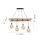 Lampe à suspendre Scandinave Bois 110 cm de long E27 naturel