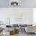 Stilvolle LED Deckenleuchte Schwarz B:45 cm 26 W 3000 K