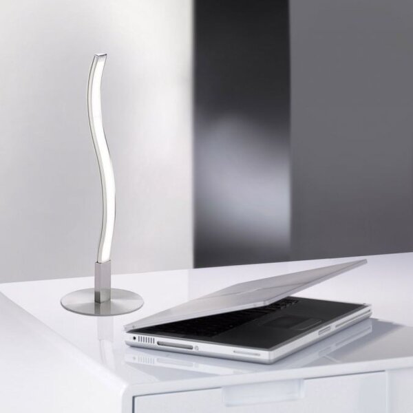 Lampe de table LED métal en acier 30 cm 300 lm faible éblouissement