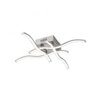 Plafonnier LED Vagues M&eacute;tal en acier L:55 cm 3000 K