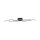 LED Deckenlampe Wellen Metall Schwarz 3920 lm Modern