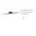 LED Deckenlampe Wellen Metall Schwarz 3920 lm Modern