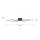 LED Deckenlampe Wellen Metall Schwarz 3920 lm Modern