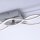 LED Deckenlampe Wellen Metall in Stahl 3000 K Modern