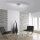 LED Deckenleuchte Wellen Metall in Stahl 139 cm 3000 K