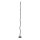 LED Lampadaire noir métal 120 cm 3000 K faible éblouissement