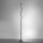 LED Lampadaire noir métal 120 cm 3000 K faible éblouissement