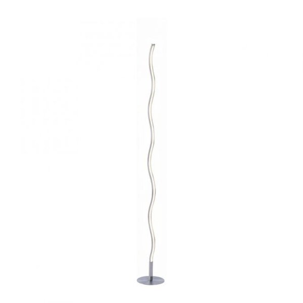 LED Stehlampe Metall in Stahl 120 cm 3000 K blendarm