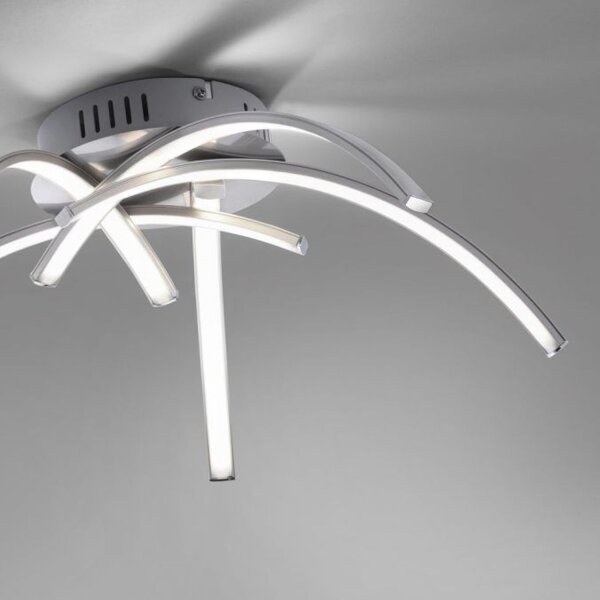 LED Deckenleuchte Metall in Stahl 3000 K 445 lm L:47 cm