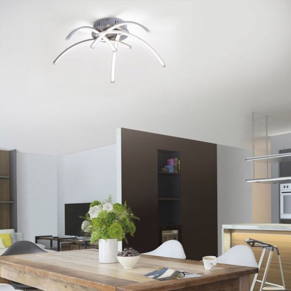 LED Deckenleuchte Metall in Stahl 3000 K 445 lm L:47 cm