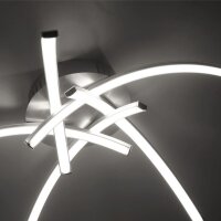 LED Deckenleuchte Metall in Stahl 3000 K 445 lm L:47 cm