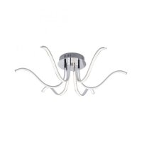 LED Deckenleuchte Metall in Chrom 3000 K 4 W L:67 cm