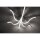 Plafonnier LED métal chromé 3000 K 4 W L:67 cm