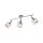 Verstellbarer Deckenspot Chrom 3-flammig E14 blendarm