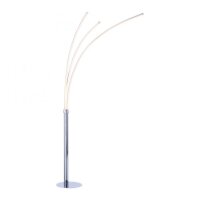 Lampe LED en arc chromée métal 6 W 733 lm...