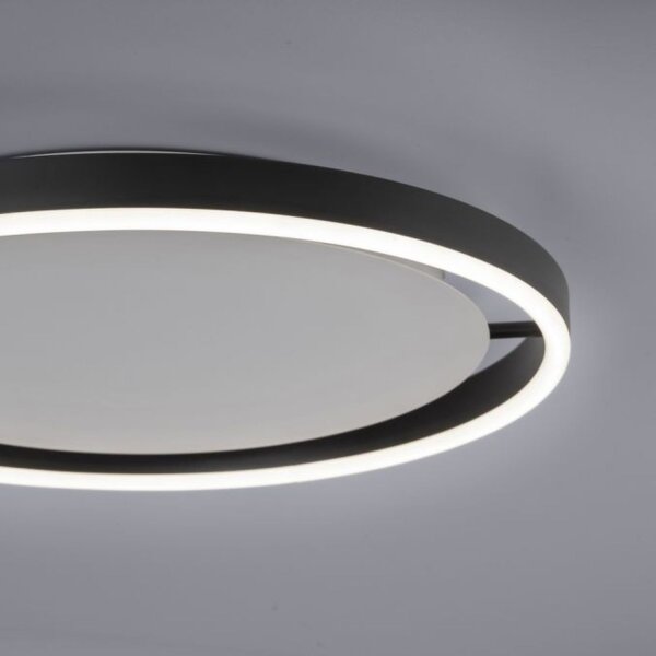 Lampe de plafonnier LED Anthracite Métal Ø39,3 cm 20 W dimmable