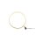 Dimmbare LED Tischlampe Touch 28 cm Ring in Messing
