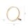 Dimmbare LED Tischlampe Touch 28 cm Ring in Messing