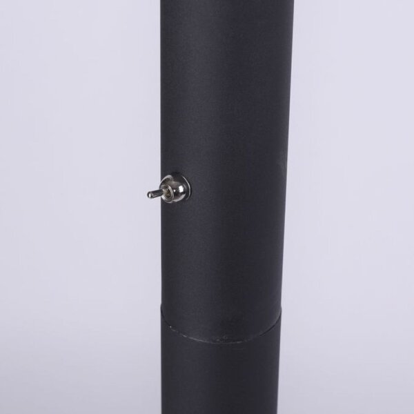 LED Bogenleuchte Schwarz Metall 6 W 733 lm 215 cm XXL